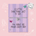 A silver beaded bracelet with a heart charm and bow pendant displayed on a lavender card that reads 'A LITTLE SOMETHING JUST TO SAY.