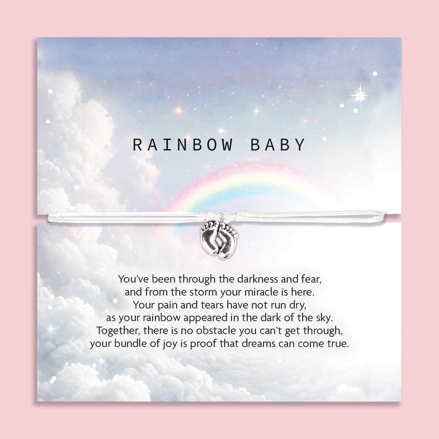 Rainbow Baby Bracelet - letterboxlove