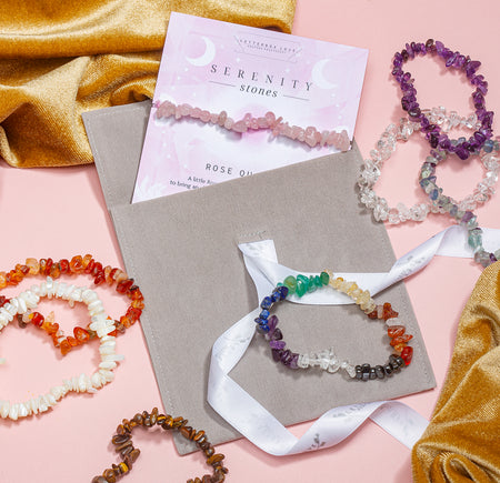 Amethyst Crystal Chip Bracelet - letterboxlove