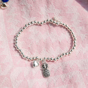 IVF Journey Silver Plated Beaded Bracelet - letterboxlove