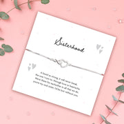 Sisterhood Silver Infinity Bracelet - letterboxlove