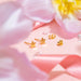 Mini Gold Plated Star Stud Earrings