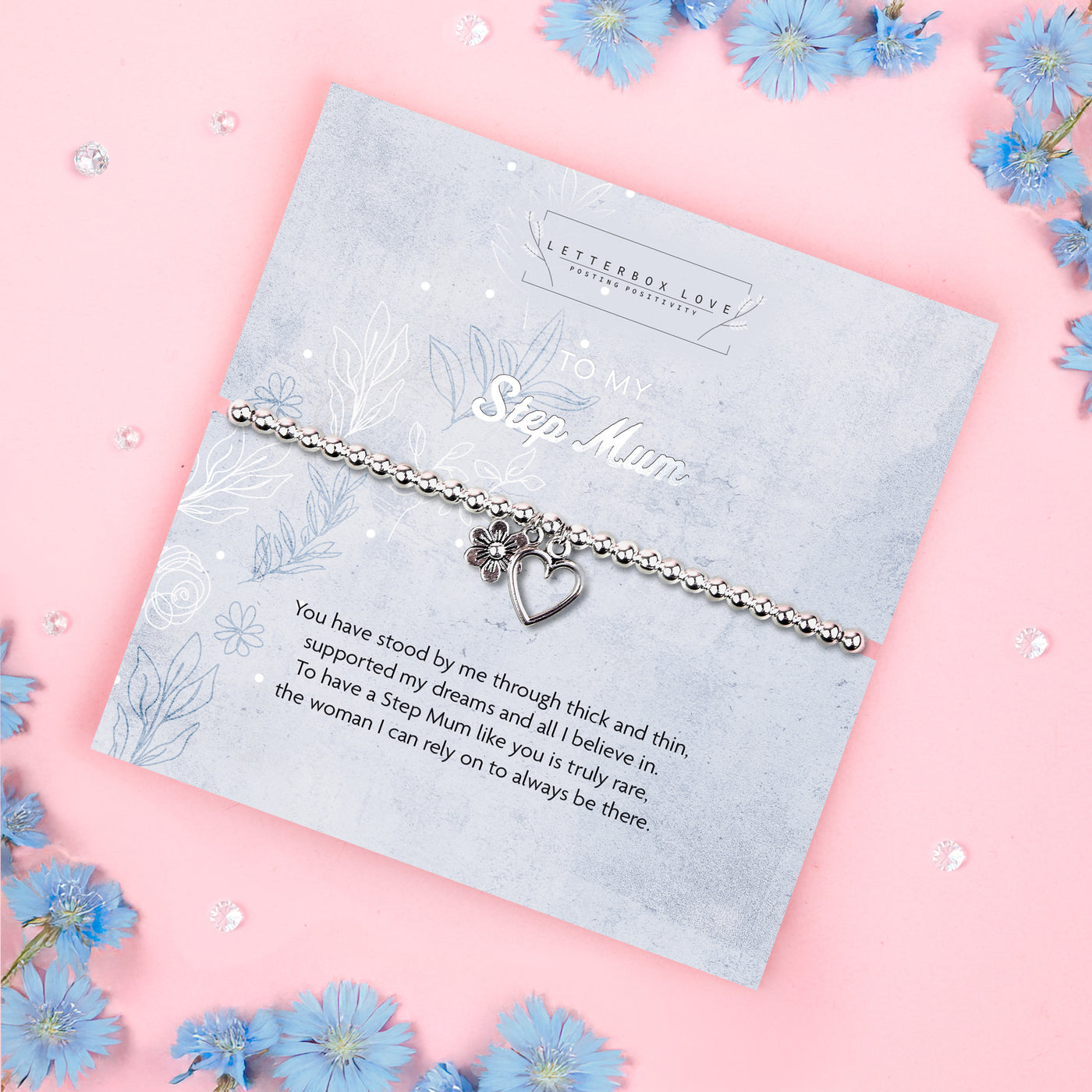 Step Mu Step Mum Bracelet | Step Mum Gift | Silver-Plated Bracelets For Her