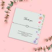 Thank You Heart Bracelet – Thank You Gift for Her - letterboxlove