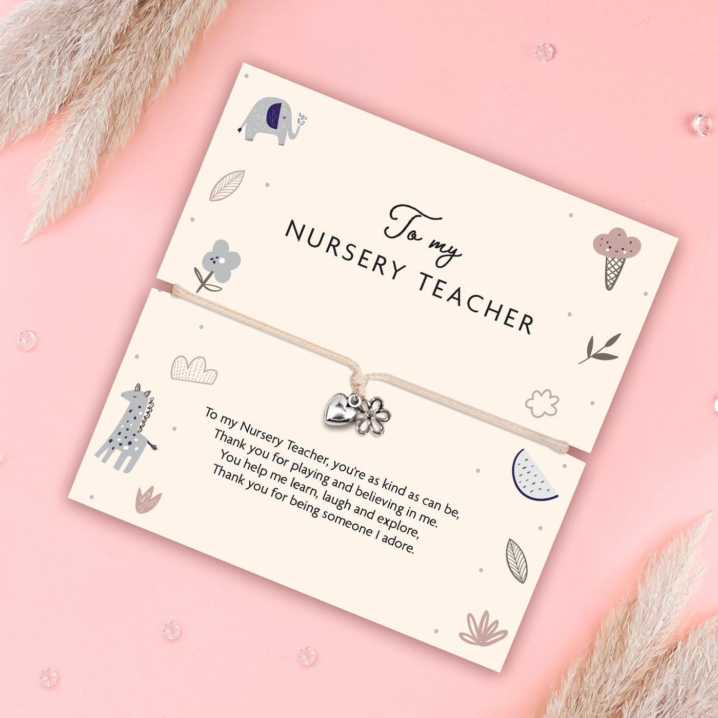 To My Nursery Teacher Bracelet - letterboxlove