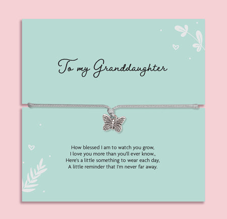 To My Granddaughter Bracelet - letterboxlove