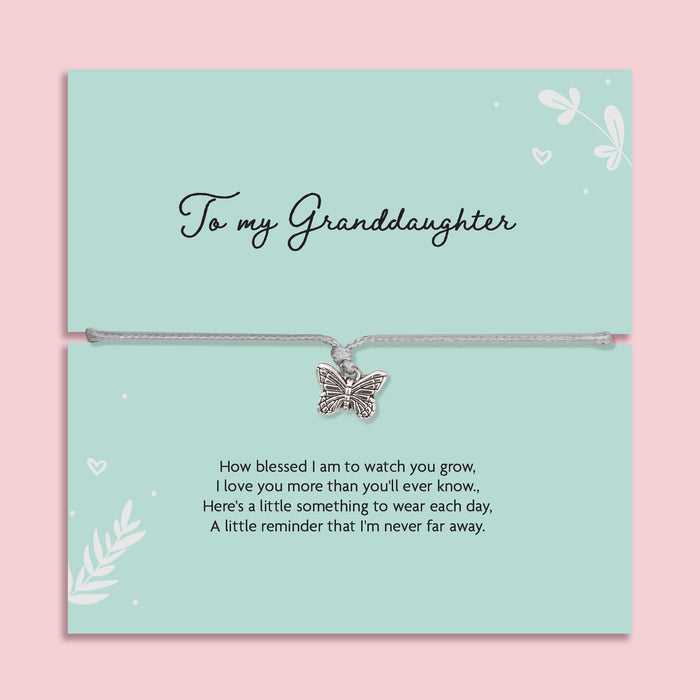 To My Granddaughter Bracelet - letterboxlove