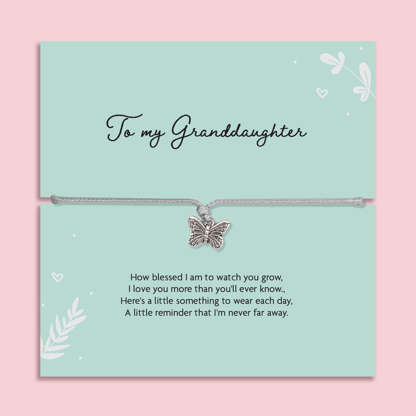 To My Granddaughter Bracelet - letterboxlove