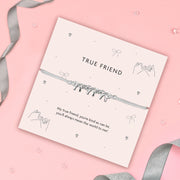 True Friend Bow Bracelet - letterboxlove