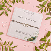 Two Peas in a Pod Friendship Bracelet - letterboxlove