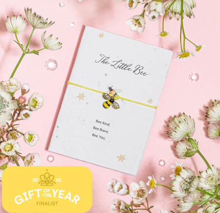 The Little Bee Gift - Seeded Card & Wish Bracelet