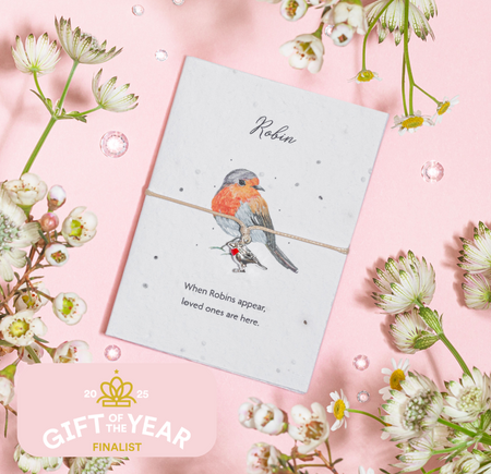 The Little Robin - Seeded Card & Wish Bracelet