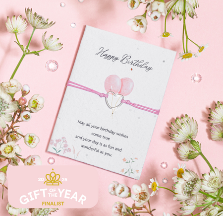 Happy Birthday - Seeded Card & Wish Bracelet