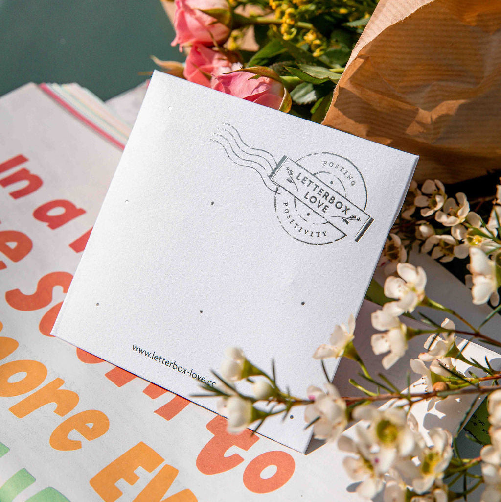 White Letterbox Love Gift Wrapping 