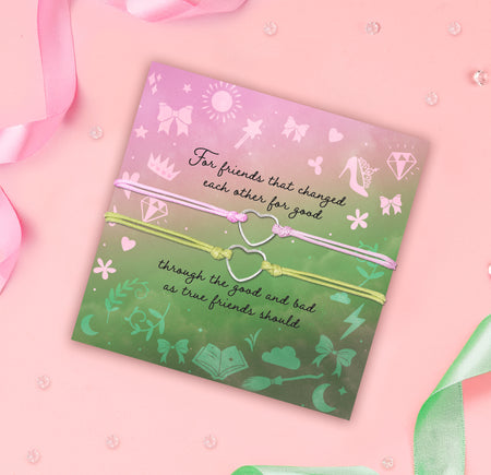 Limited Edition 'For Good' Pink and Green Friendship Bracelet