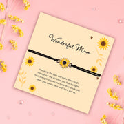 Wonderful Mum Sunflower Bracelet - letterboxlove