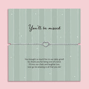 You'll be Missed Bracelet - letterboxlove