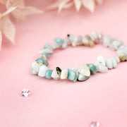Amazonite Crystal Chip Bracelet - letterboxlove