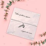 When Feathers Appear Memorial And Remembrance Bracelet - letterboxlove