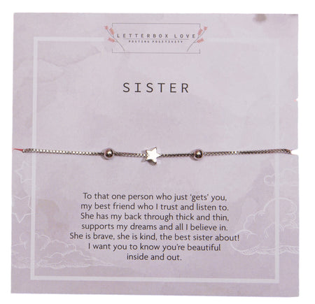 Sister Bracelet - letterboxlove