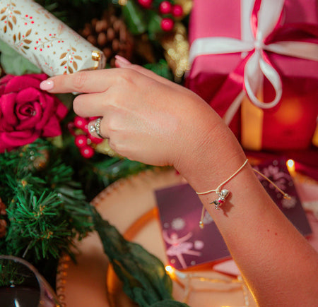 Robins Appear Christmas Bracelet - letterboxlove