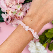 Rose Quartz Crystal Bracelet - letterboxlove