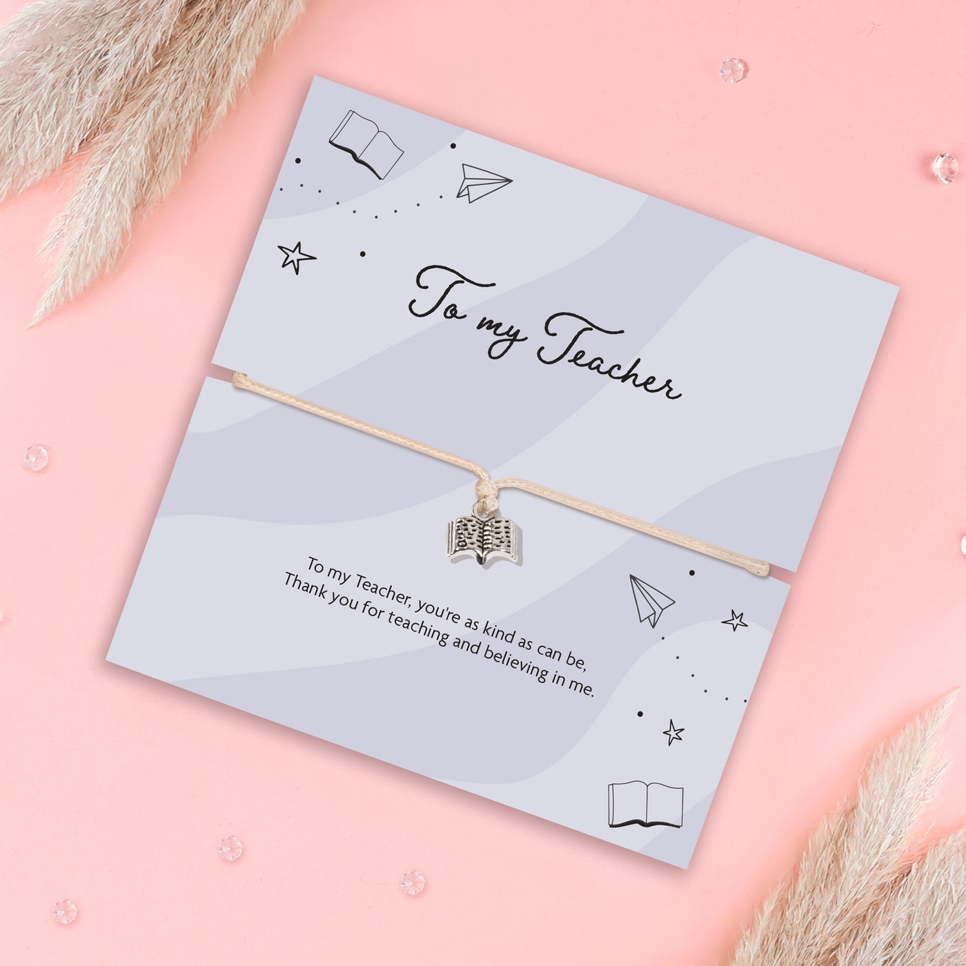 To My Teacher Bracelet - letterboxlove