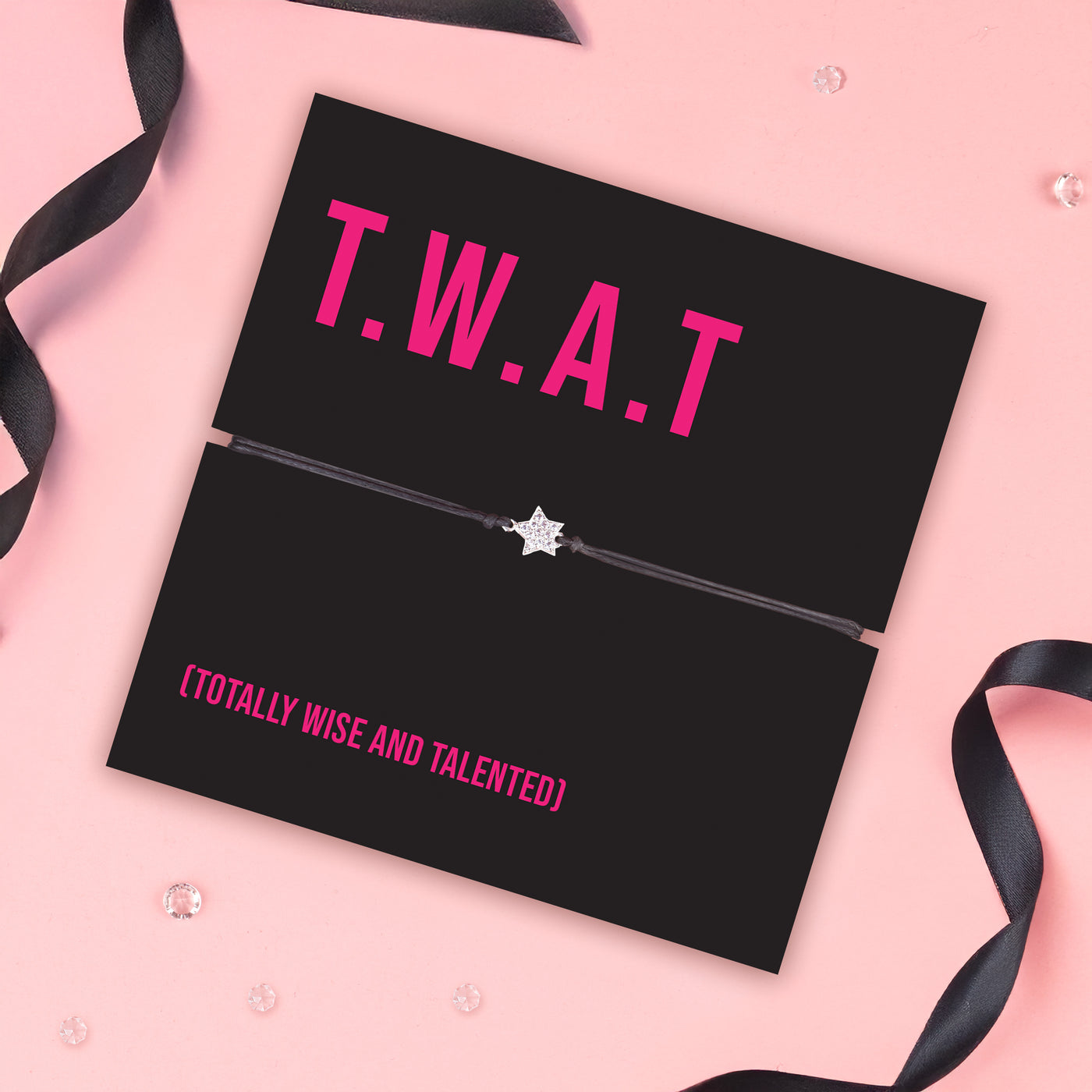 T.W.A.T Funny Friendship Bracelet - letterboxlove
