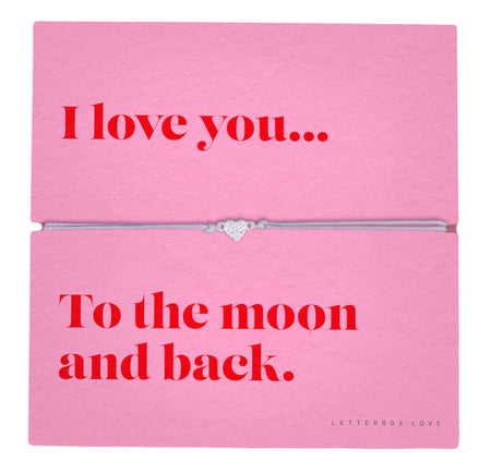 I love you to the moon and back Bracelet