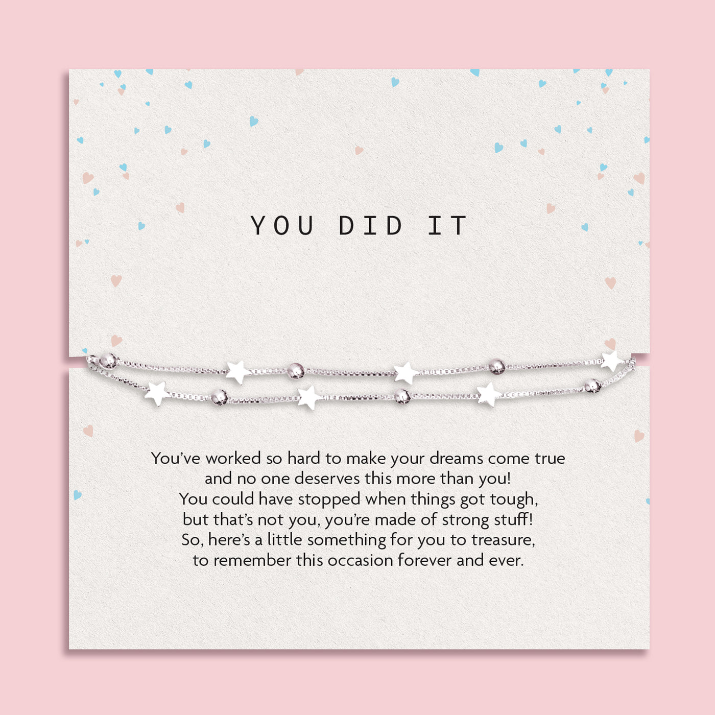 Motivational card titled 