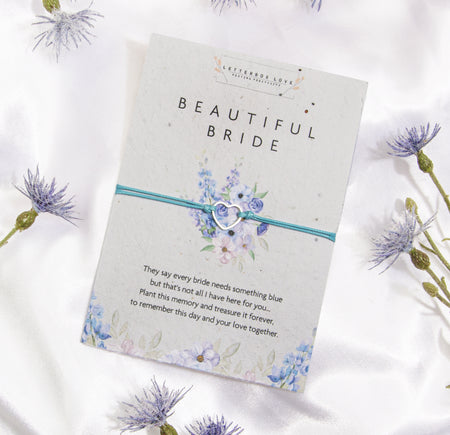 Bride - Seeded Card & Wish Bracelet