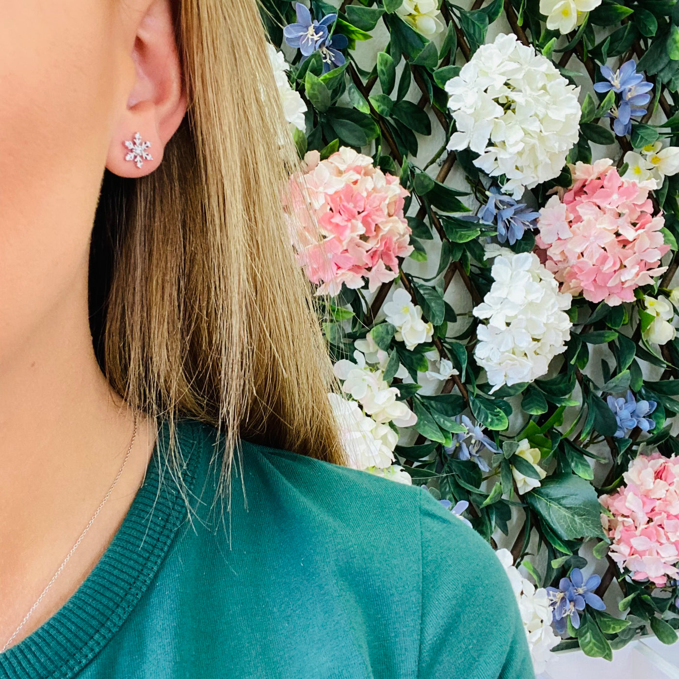 Christmas Snowflake Earrings - letterboxlove